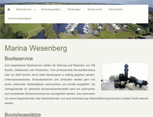 Tablet Screenshot of marina-wesenberg.de